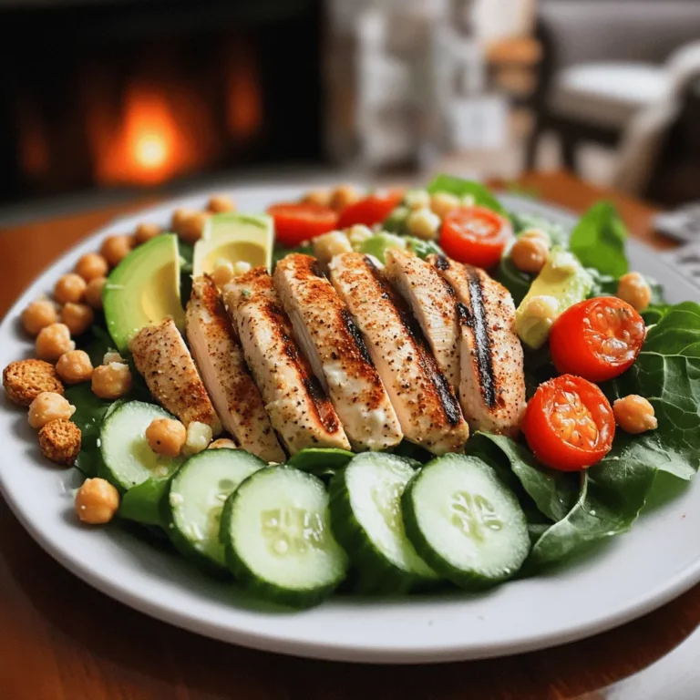 A light chicken Caesar salad stands out for its fresh flavors and healthy twist. It uses wholesome ingredients that keep the dish light yet satisfying. The key lies in the balance between crunchy greens and tender chicken.