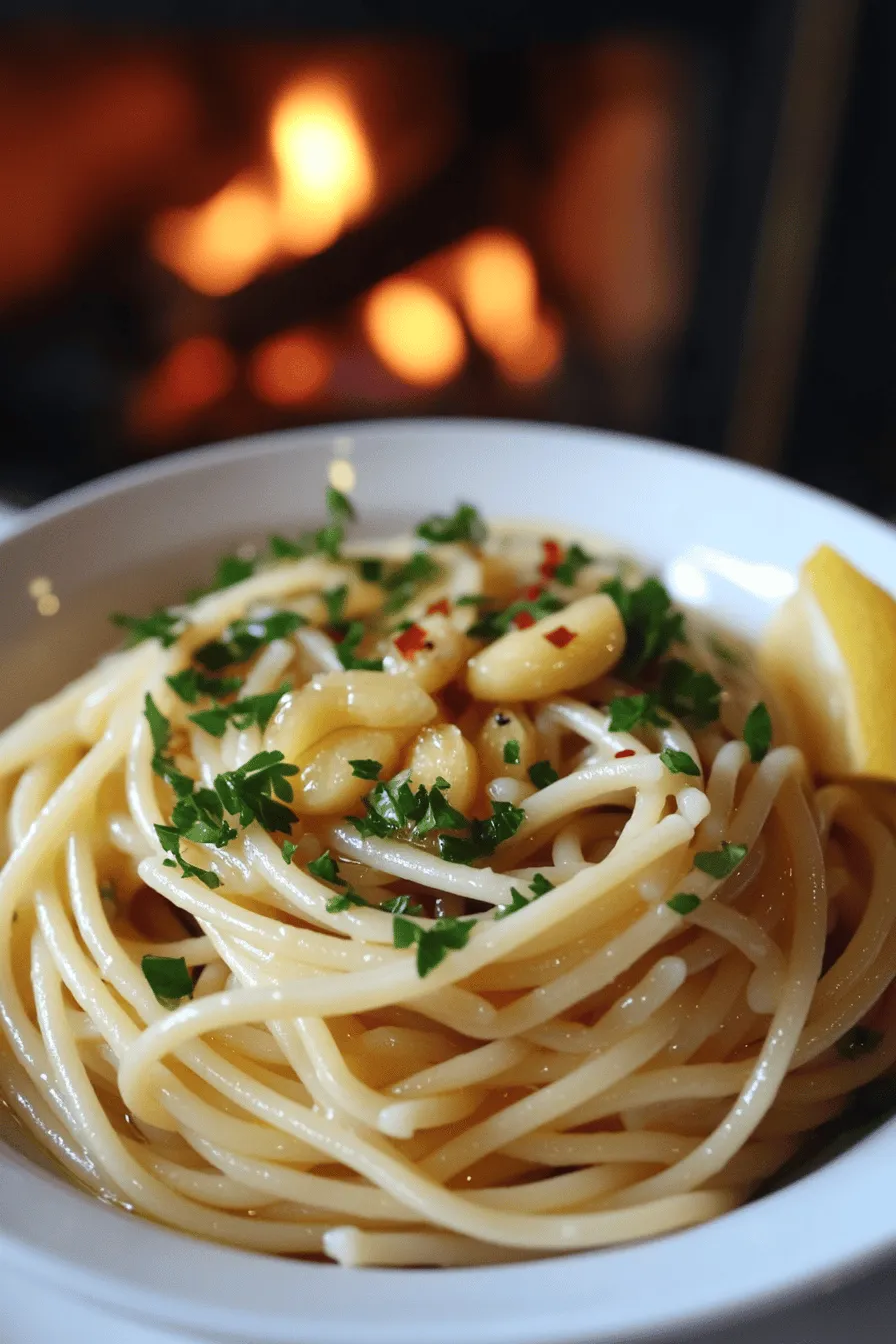 To make a great Aglio e Olio, you need a few key items. The main ingredient is spaghetti, about 400g. You will also need 6 cloves of garlic, sliced thin. Extra-virgin olive oil, about 100ml, is crucial for flavor. Red pepper flakes, salt, and fresh parsley add taste and color. Lastly, lemon zest and Parmesan cheese can enhance this dish.