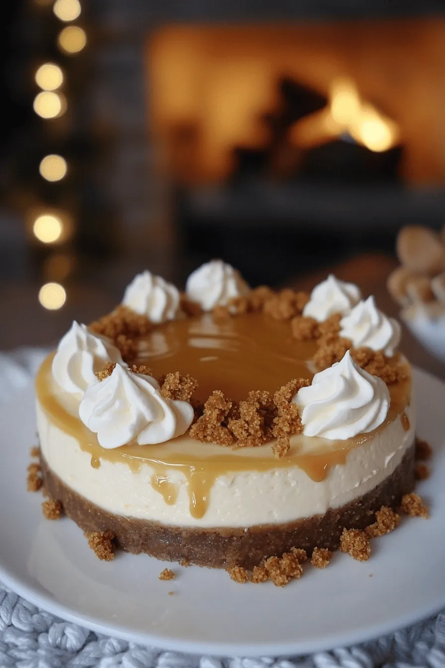 To make a Biscoff cheesecake, you need simple yet tasty ingredients. The key ingredients in a Biscoff cheesecake include: