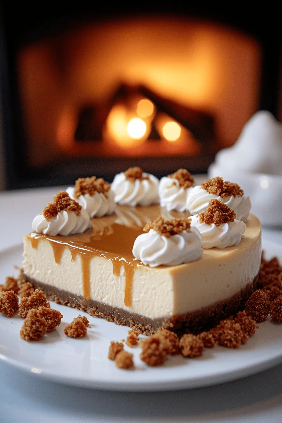 To make a Biscoff cheesecake, you need simple yet tasty ingredients. The key ingredients in a Biscoff cheesecake include: