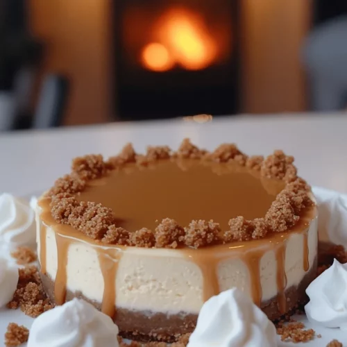 To make a Biscoff cheesecake, you need simple yet tasty ingredients. The key ingredients in a Biscoff cheesecake include: