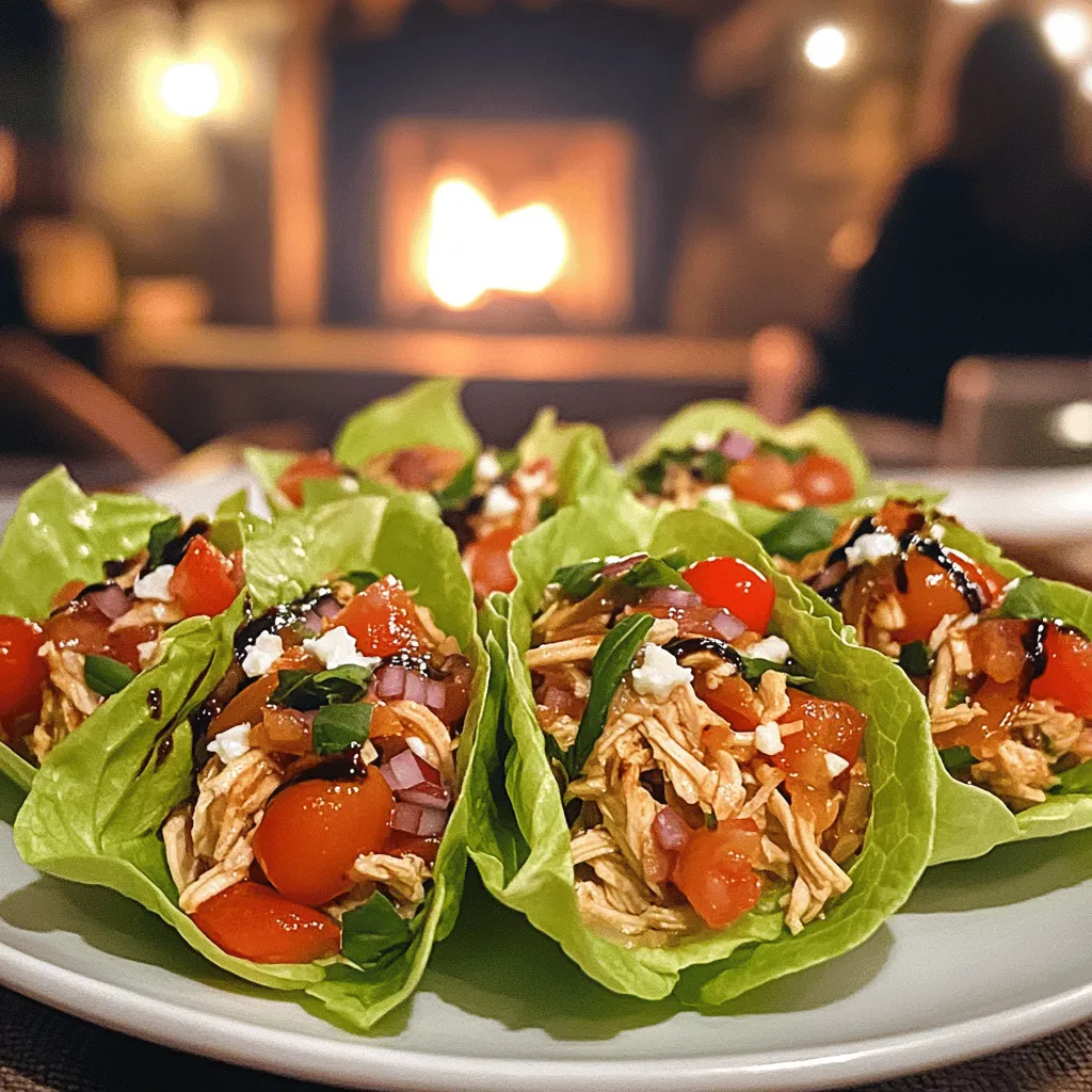 To make fresh bruschetta chicken lettuce wraps, you need a few key ingredients. This dish is simple and fun to prepare. Here’s what you will need: