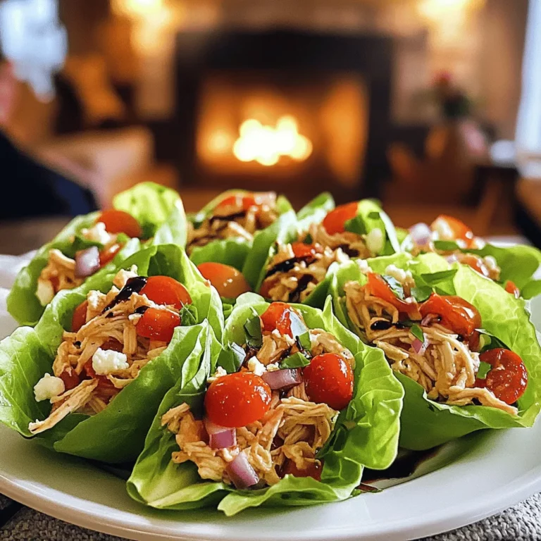 To make fresh bruschetta chicken lettuce wraps, you need a few key ingredients. This dish is simple and fun to prepare. Here’s what you will need: