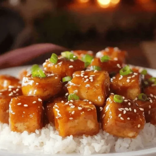 To make honey garlic tofu, start by gathering your ingredients. You need firm tofu, honey, soy sauce, garlic, ginger, sesame oil, cornstarch, vegetable oil, green onion, sesame seeds, and cooked rice or quinoa. This honey garlic tofu recipe is simple and delicious.