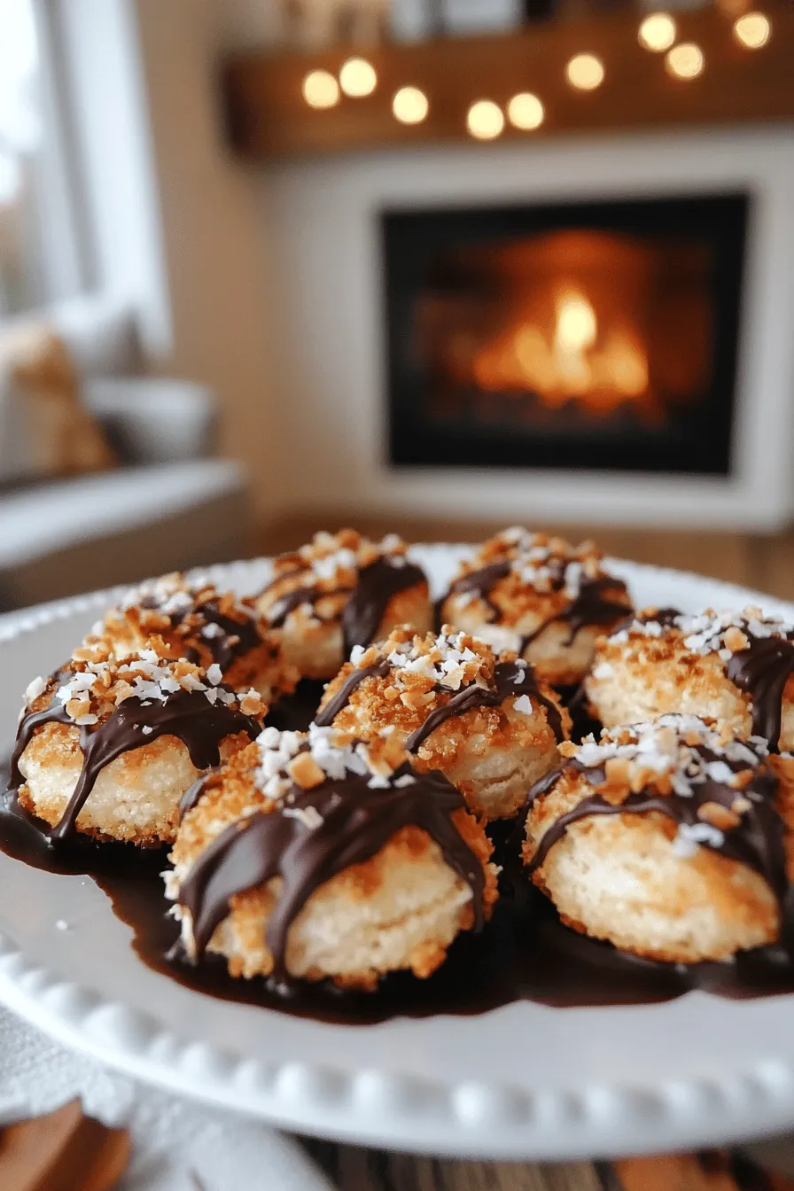 Coconut macaroons are sweet treats made mainly from shredded coconut. They have a rich history, dating back to the 19th century. Many believe they came from Italy, where bakers made similar cookies. Over time, they spread to other countries, becoming popular worldwide.