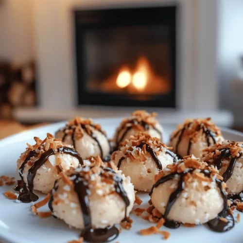 Coconut macaroons are sweet treats made mainly from shredded coconut. They have a rich history, dating back to the 19th century. Many believe they came from Italy, where bakers made similar cookies. Over time, they spread to other countries, becoming popular worldwide.