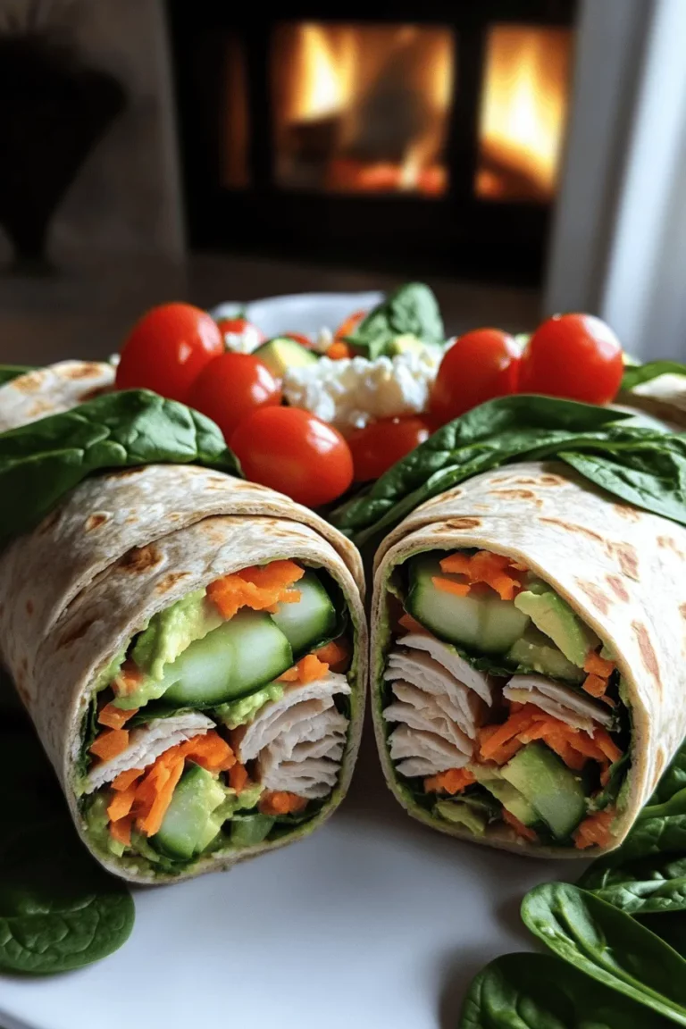 A Turkey Spinach Wrap is both tasty and healthy. You need just a few key ingredients. The base is the tortilla, which holds everything together. I love using whole wheat tortillas. They add fiber and flavor.