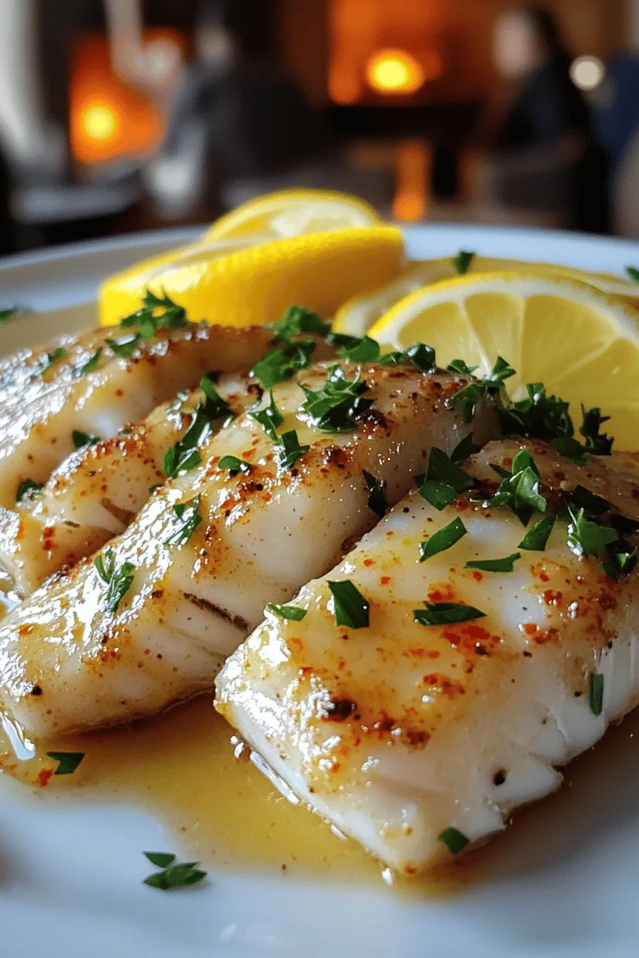 For a zesty lemon butter fish fillet, you need fresh ingredients. Here’s a list of what to gather: