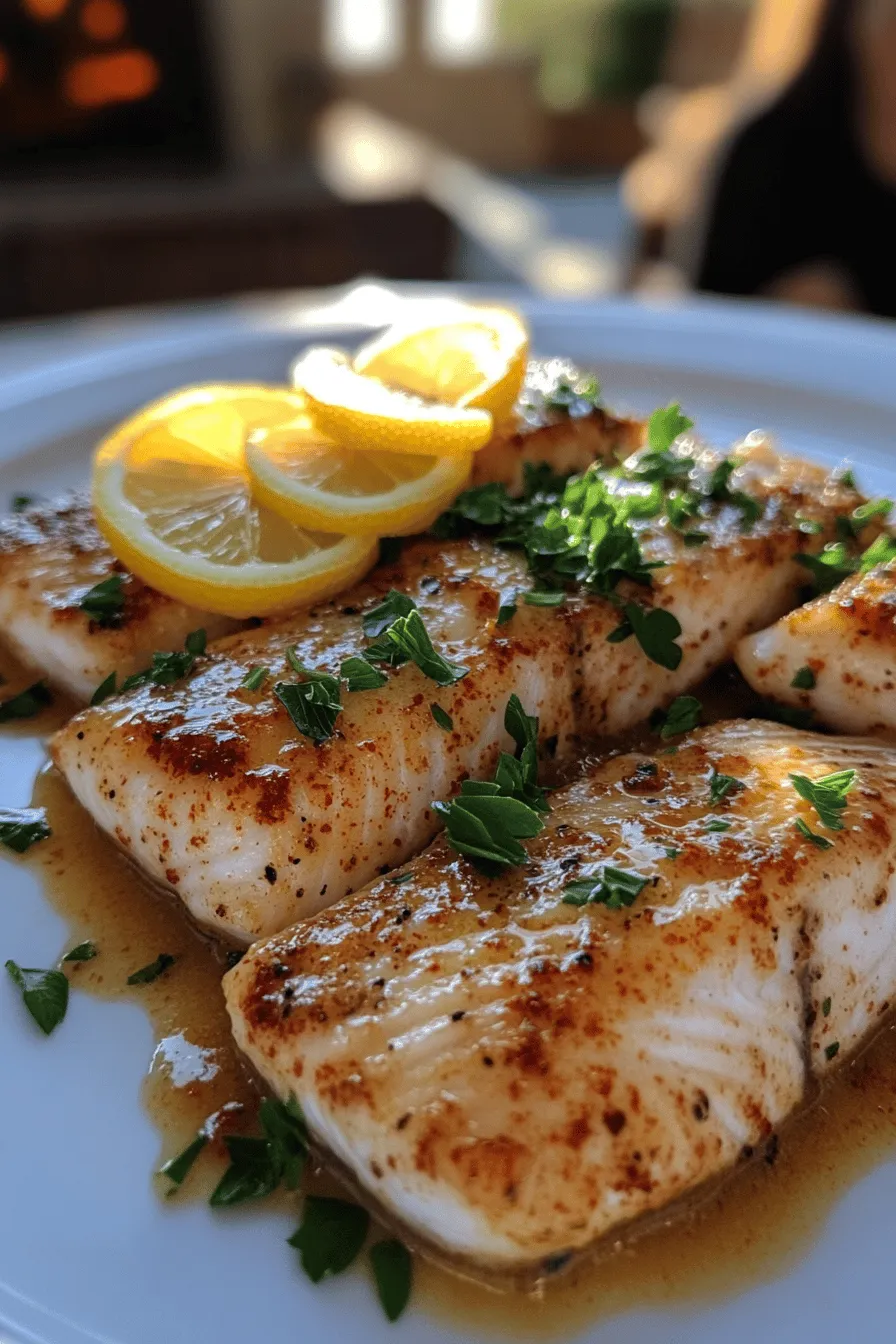 For a zesty lemon butter fish fillet, you need fresh ingredients. Here’s a list of what to gather:
