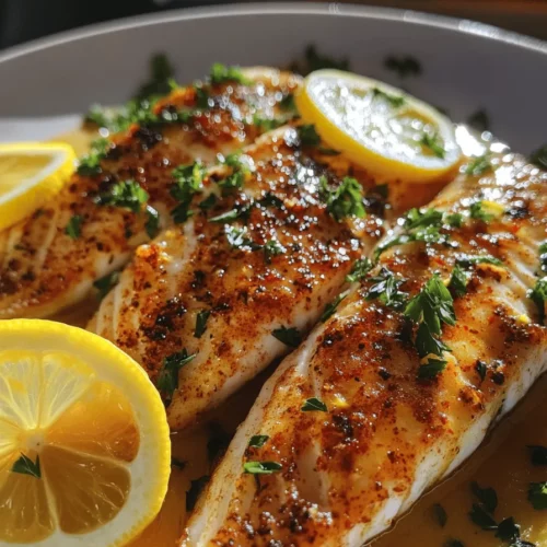 For a zesty lemon butter fish fillet, you need fresh ingredients. Here’s a list of what to gather: