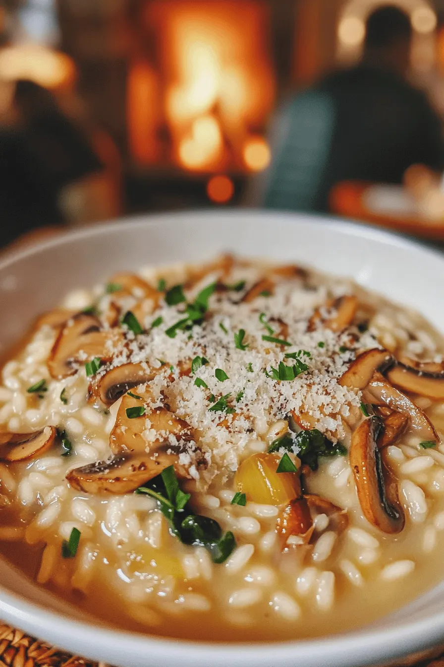 To create a delicious creamy mushroom risotto, you need key ingredients. Each one plays a big role in flavor and texture.