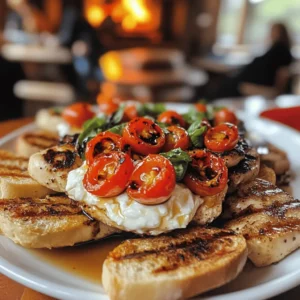 To make grilled bruschetta chicken with creamy burrata, you need fresh, vibrant ingredients. Key items include boneless, skinless chicken breasts, cherry tomatoes, fresh basil, garlic, balsamic vinegar, and olive oil. Each ingredient plays a role in creating layers of flavor.