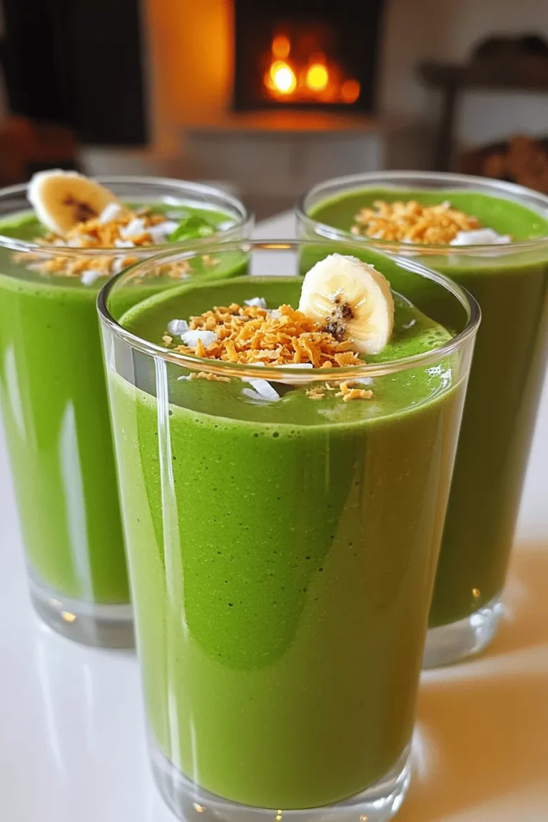 Coconut Matcha Smoothies pack a punch of health. They blend the power of matcha and coconut milk.