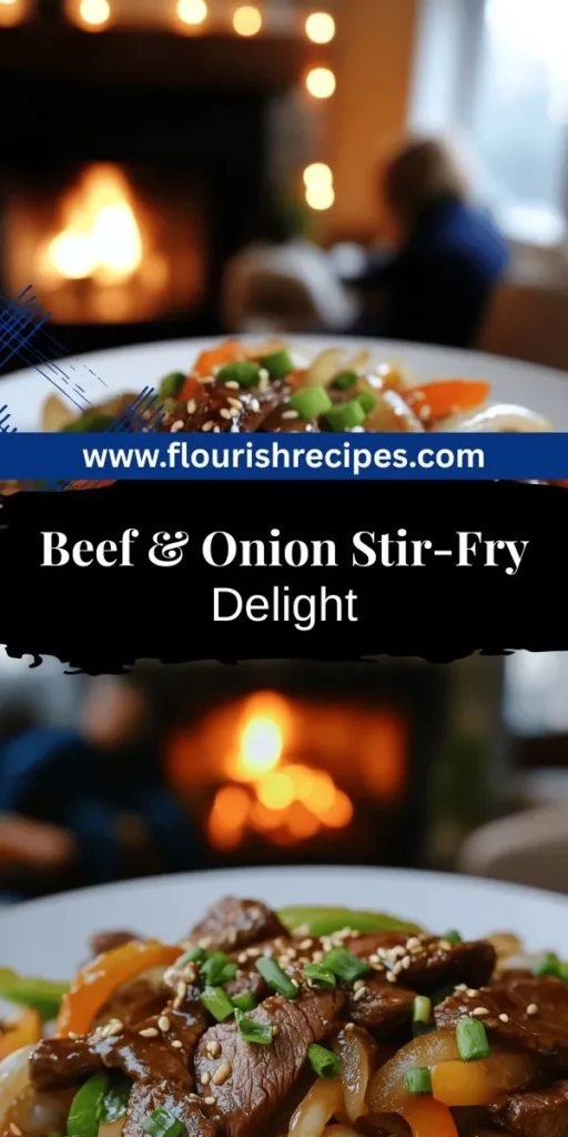 Spice up your dinner with a delicious Chinese Beef and Onion Stir-Fry! This simple and flavorful recipe is packed with must-have ingredients like tender flank steak, vibrant bell peppers, and aromatic garlic and ginger. Learn the best techniques for prepping beef and achieve that perfect stir-fry texture in just 30 minutes. Click through to explore the full recipe and impress your family with this easy meal tonight!