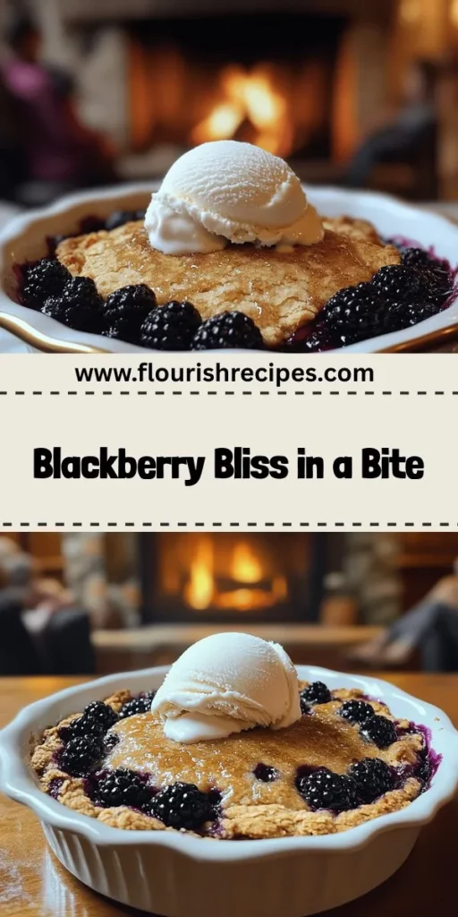 Satisfy your sweet tooth with this easy blackberry cobbler recipe! This delightful dessert combines juicy blackberries with a buttery crust, making it perfect for any occasion. In just 50 minutes, you can create a crowd-pleaser with simple ingredients and customizable options. Whether you prefer it classic or with a twist, everyone will love this treat. Click through to discover the full recipe and elevate your dessert game!