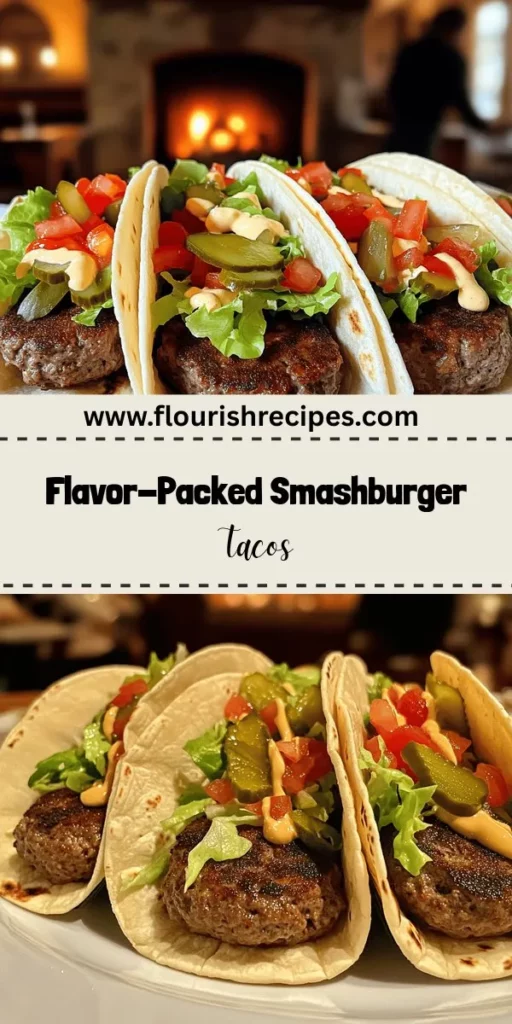 Craving a flavor-packed meal? Try making smashburger tacos beef at home! This delicious taco idea combines juicy beef patties with fresh toppings for an unforgettable twist. Discover step-by-step instructions on how to create your own tasty tacos, plus variations and tips to elevate your taco night. Click through to explore the complete recipe and impress your friends and family with this mouthwatering dish!