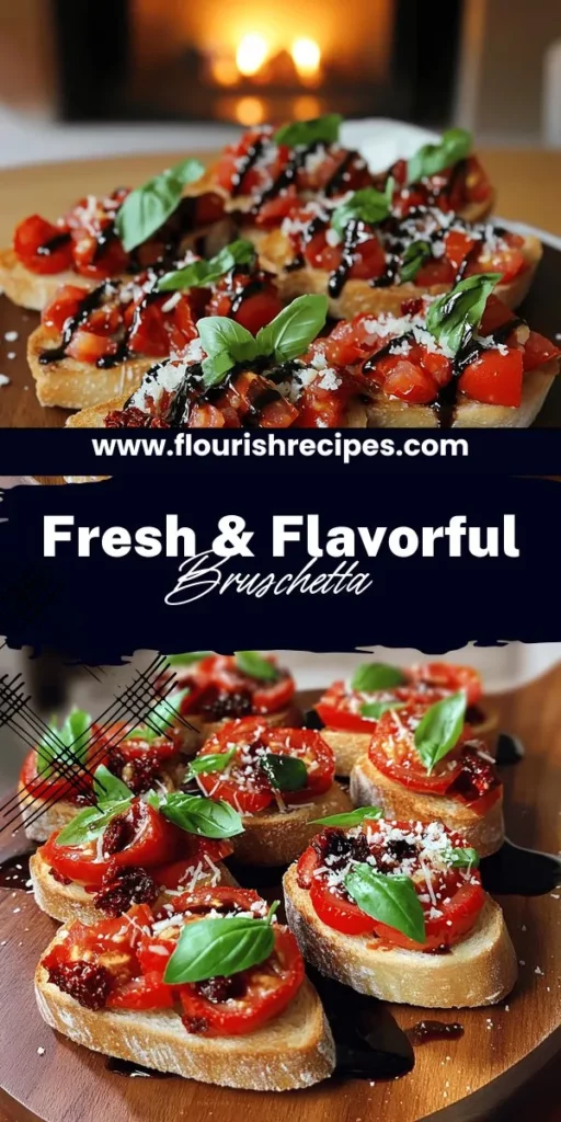 Discover the delicious world of Italian bruschetta with this easy-to-follow guide! Learn how to create this fresh and flavorful dish using ripe tomatoes, toasted bread, and aromatic garlic. Whether you're hosting a party or enjoying a cozy dinner, our tips and creative topping ideas will elevate your bruschetta game. Click through for the full recipe and impress your guests with this delightful Italian favorite!