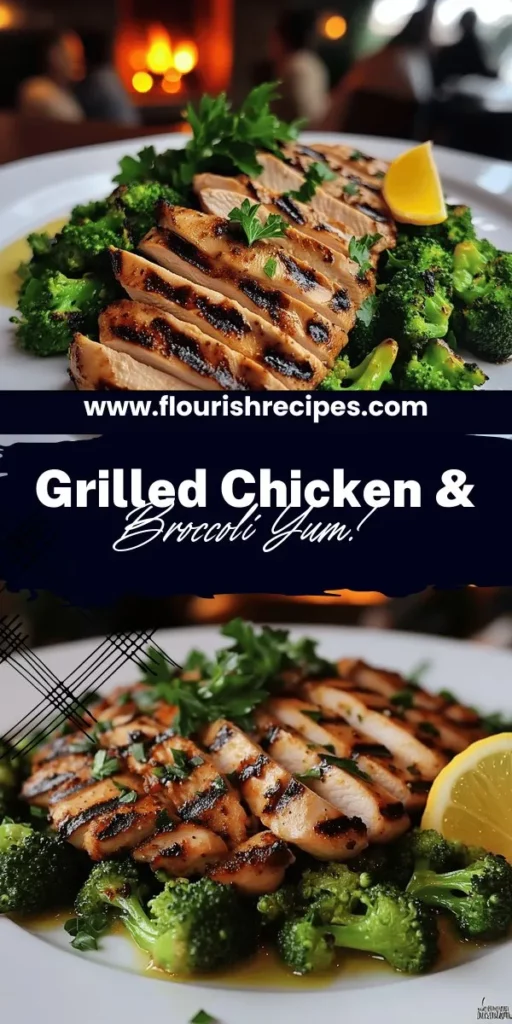 Discover the deliciousness of grilled chicken with broccoli and garlic in this easy recipe! Learn how to marinate chicken for maximum flavor, the best grilling techniques, and how to prepare vibrant broccoli for a nutritious side. This quick meal is perfect for busy nights and can be customized to suit your taste. Click through to explore this flavorful dish and impress your loved ones with your cooking skills!