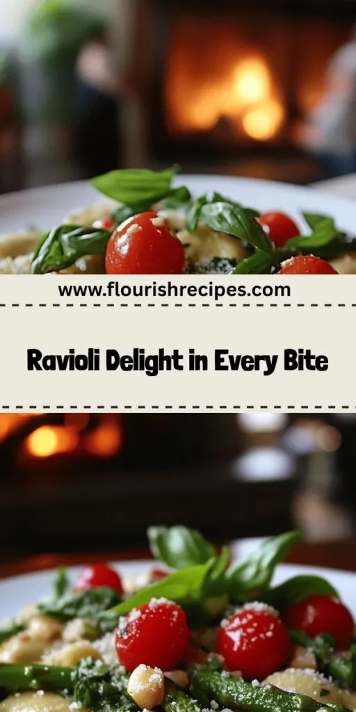 Discover the vibrant flavors of Ravioli with Tomatoes, Asparagus, Garlic, and Herbs in this mouthwatering recipe! Using fresh ingredients and seasonal vegetables, this dish is perfect for elevating your pasta nights. Learn the essential cooking methods, delicious sauce tips, and creative serving ideas to impress your family and friends. Click through to explore the full recipe and transform your dinner table into a flavorful experience!