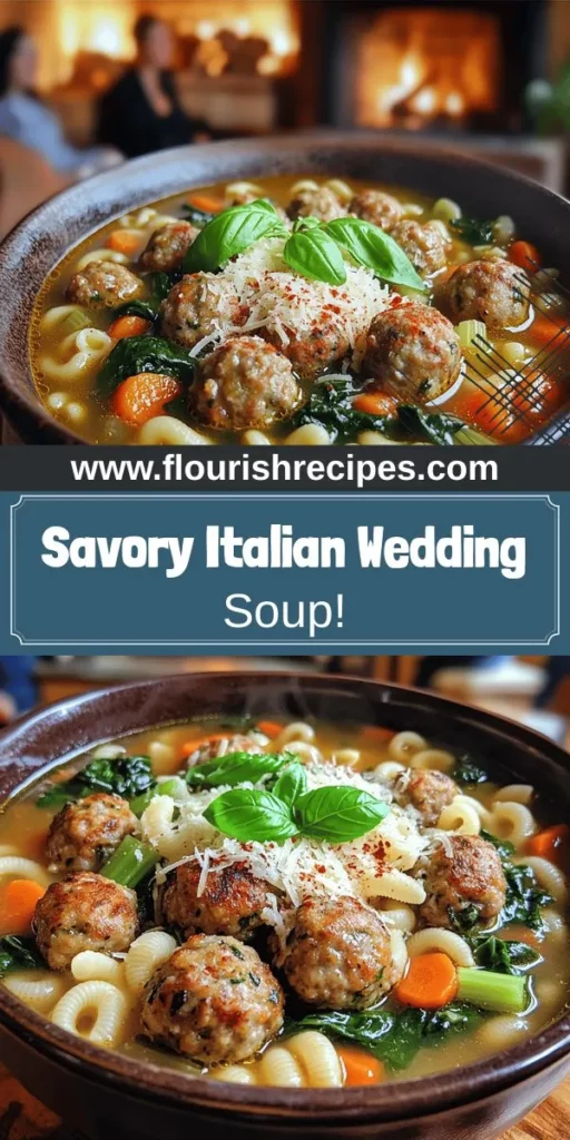 Discover the heartwarming flavors of Italian wedding soup with this delicious recipe guide! Packed with tender meatballs, fresh greens, and aromatic herbs, this comforting classic is perfect for any occasion. Learn the key ingredients, step-by-step instructions, and creative variations to make it your own. Ready to elevate your cooking and impress your loved ones? Click through to explore this flavorful recipe and bring some Italian warmth to your table!