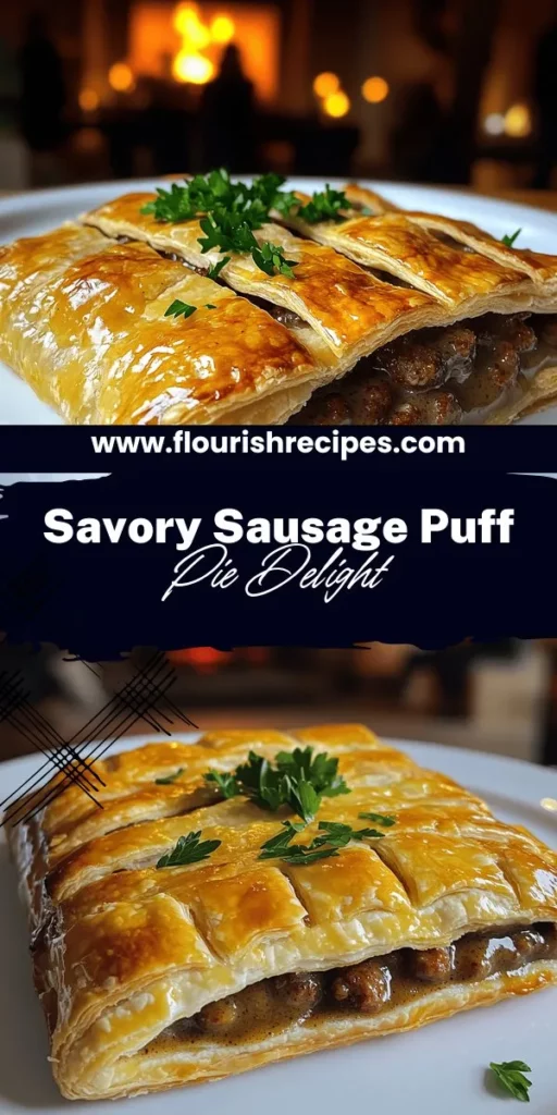 Indulge in a delicious Sausage Gravy Puff Pie that will impress at breakfast or brunch! This easy-to-follow recipe combines savory sausage, creamy gravy, and flaky puff pastry, perfect for any skill level. Discover key ingredients, cooking tips, and creative variations to personalize your dish. Ready to make a mouthwatering meal everyone will love? Click through for the full recipe and elevate your breakfast experience today!