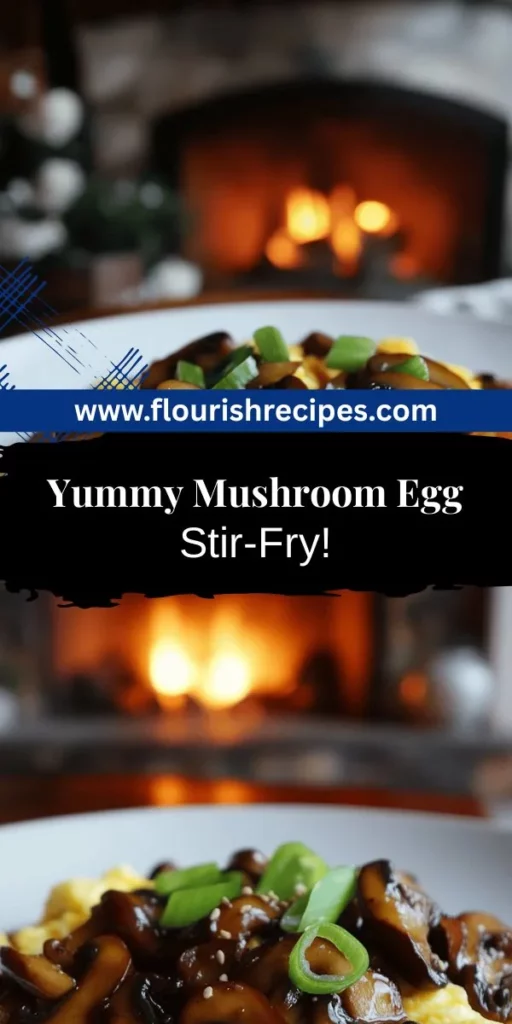 Looking for a quick and tasty meal? Try my Stir-fried Mushrooms and Eggs Recipe! This dish is healthy, easy to prepare, and perfect for breakfast, lunch, or dinner. With fresh mushrooms, eggs, soy sauce, garlic, and ginger, you’ll enjoy a mouthwatering blend of flavors in just 20 minutes. Click through for the full recipe and discover how to whip up this delightful dish that will impress your family and friends!