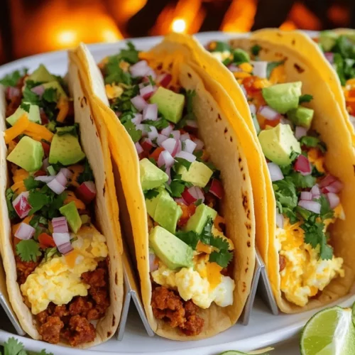 To make tasty breakfast tacos, you need a few key ingredients. The first item is tortillas. I love using small corn tortillas, as they add a nice texture. You can also use flour tortillas if you prefer a softer bite.