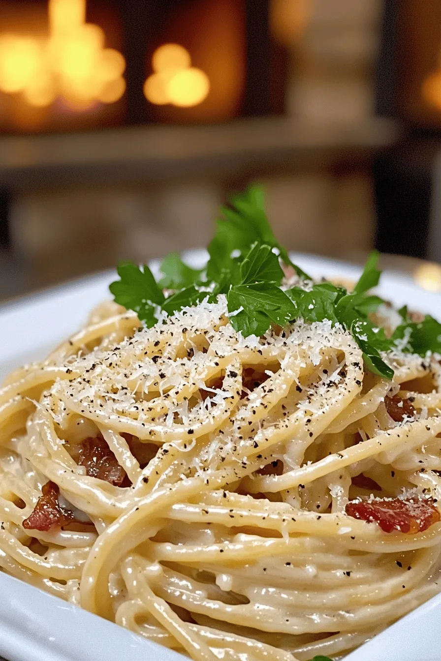 Spaghetti Carbonara is all about simple, tasty ingredients. The classic ingredients needed for this dish include: