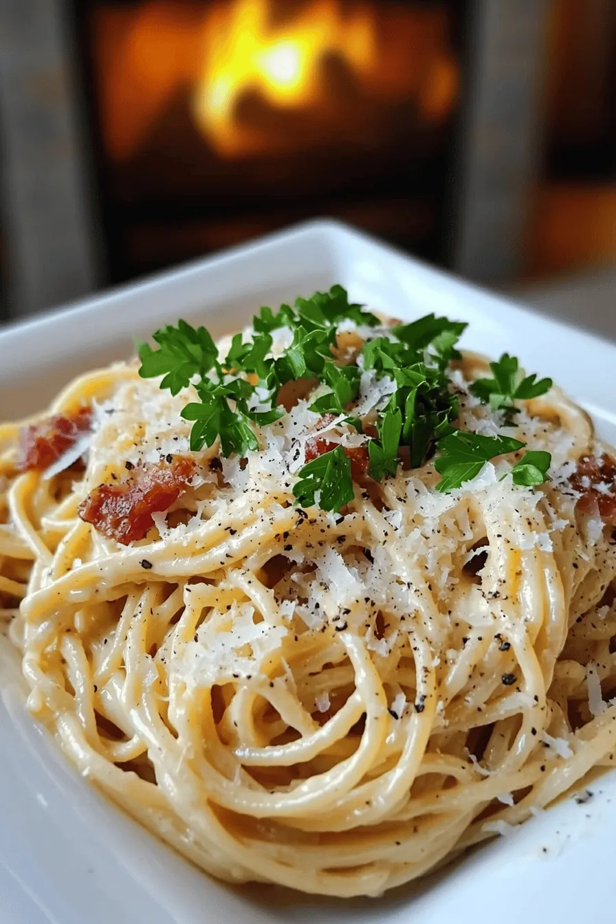 Spaghetti Carbonara is all about simple, tasty ingredients. The classic ingredients needed for this dish include: