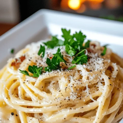 Spaghetti Carbonara is all about simple, tasty ingredients. The classic ingredients needed for this dish include: