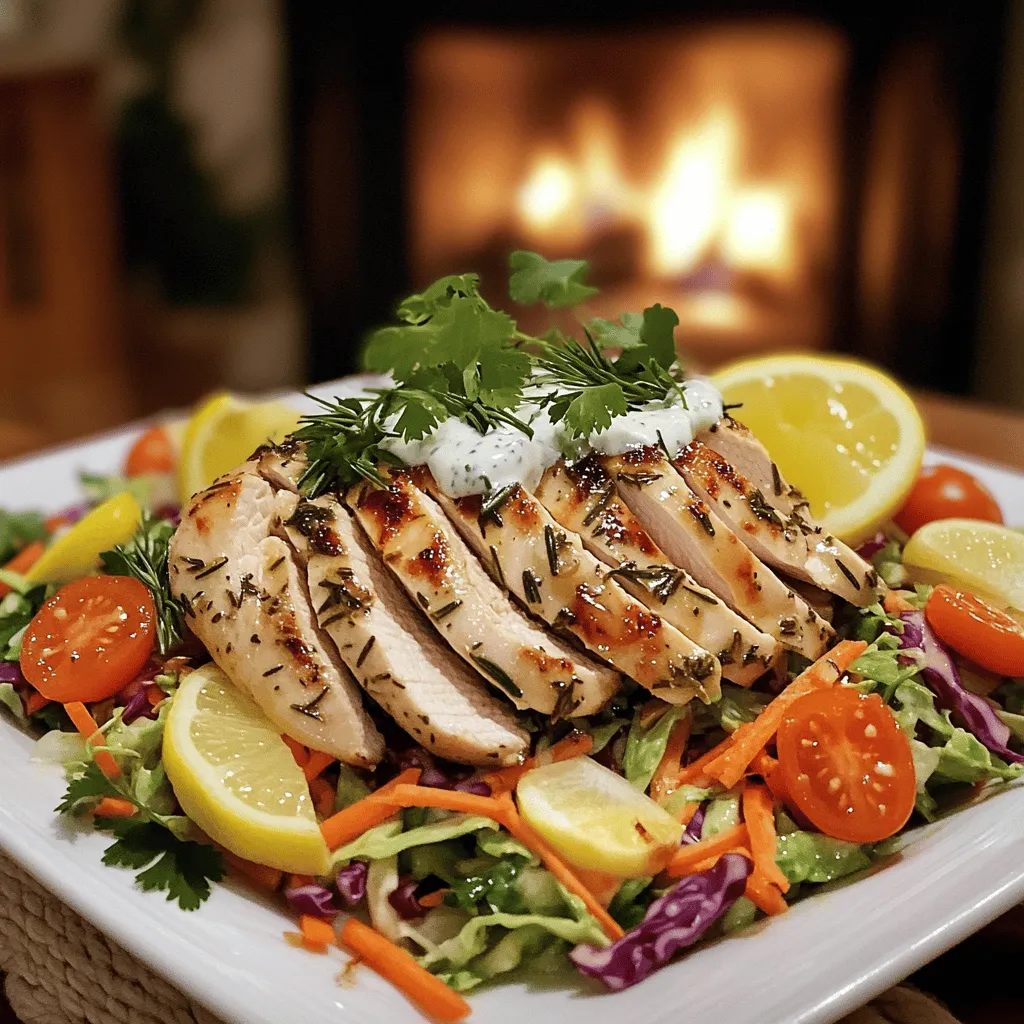 For the herbed chicken, you need simple yet fresh ingredients. Use four boneless, skinless chicken breasts. Olive oil adds moisture and flavor. You will want fresh rosemary and thyme, about two tablespoons each, chopped finely. Minced garlic gives the chicken a nice kick. Don’t forget salt and pepper for seasoning. These herbs and spices create a tasty mix that makes your chicken shine.