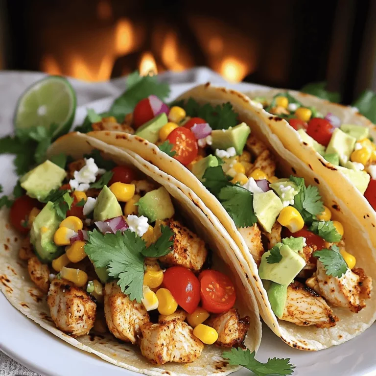 To make simple summer chicken tacos, you need fresh, tasty ingredients. The main star is chicken. I use boneless, skinless chicken breasts. These cooks fast and stay tender. You can cut them into small cubes. This helps in blending flavors.