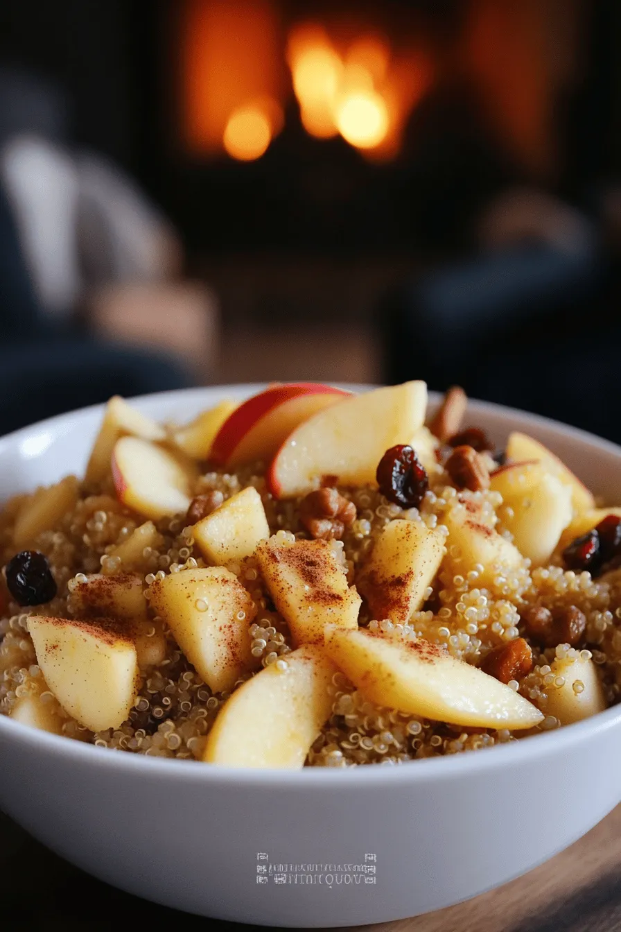 Cinnamon apple quinoa is a tasty and healthy dish. It blends fluffy quinoa with sweet apples and warm cinnamon. This combination makes it perfect for breakfast or a snack. You should try it because it is easy to make and full of nutrients.