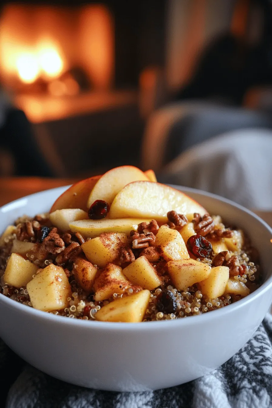 Cinnamon apple quinoa is a tasty and healthy dish. It blends fluffy quinoa with sweet apples and warm cinnamon. This combination makes it perfect for breakfast or a snack. You should try it because it is easy to make and full of nutrients.