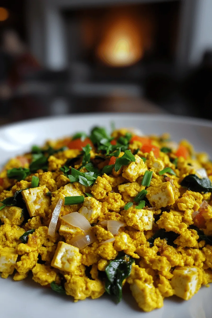 To make a tasty tofu breakfast scramble, you need some simple ingredients. The main star is firm tofu. It gives the scramble a nice texture and protein. You will want one block, around 14 ounces.