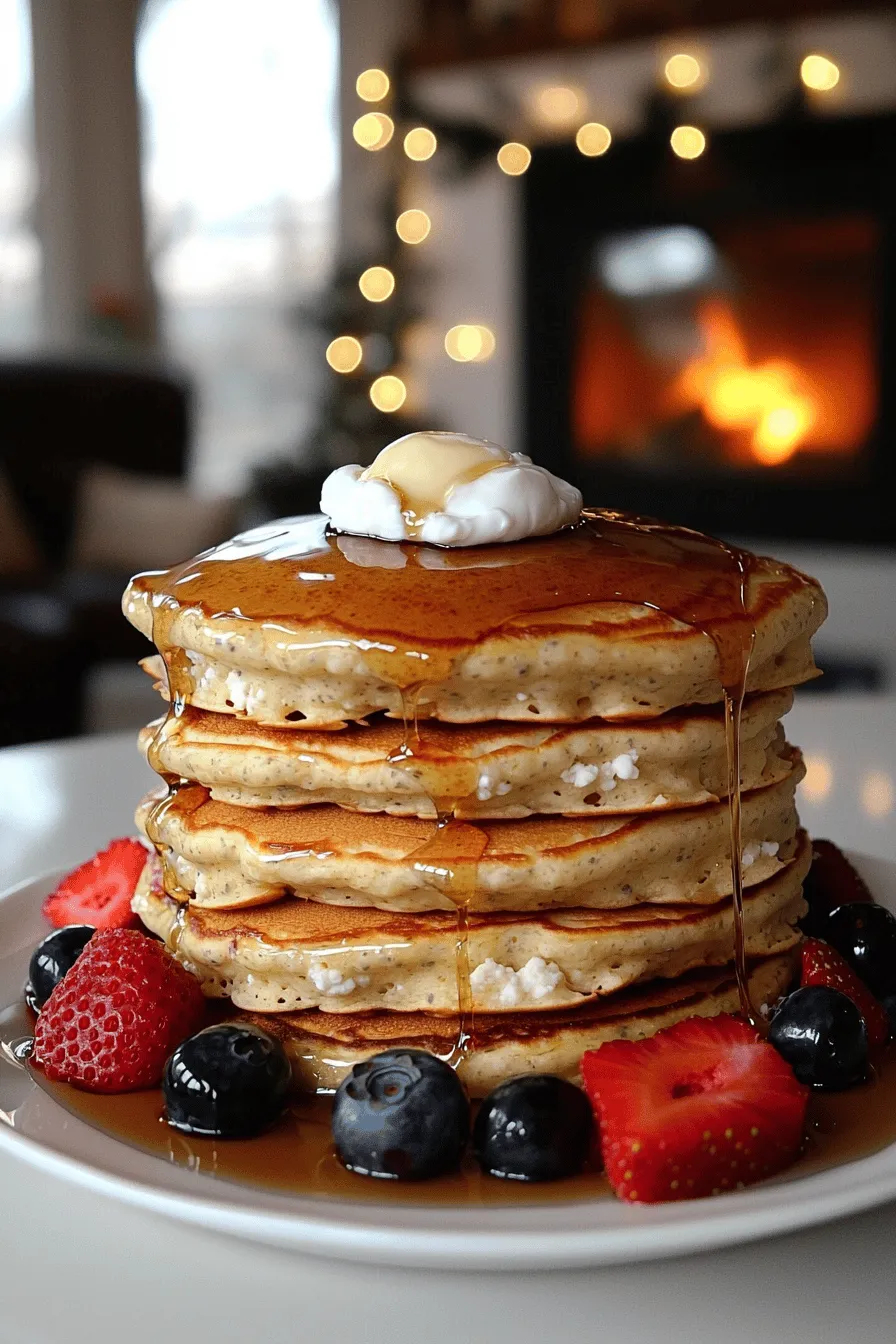 Cottage cheese pancakes are simple to make with a few key ingredients. Here’s what you need: