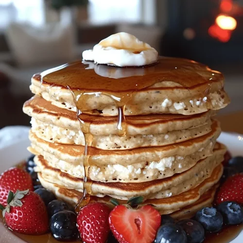 Cottage cheese pancakes are simple to make with a few key ingredients. Here’s what you need: