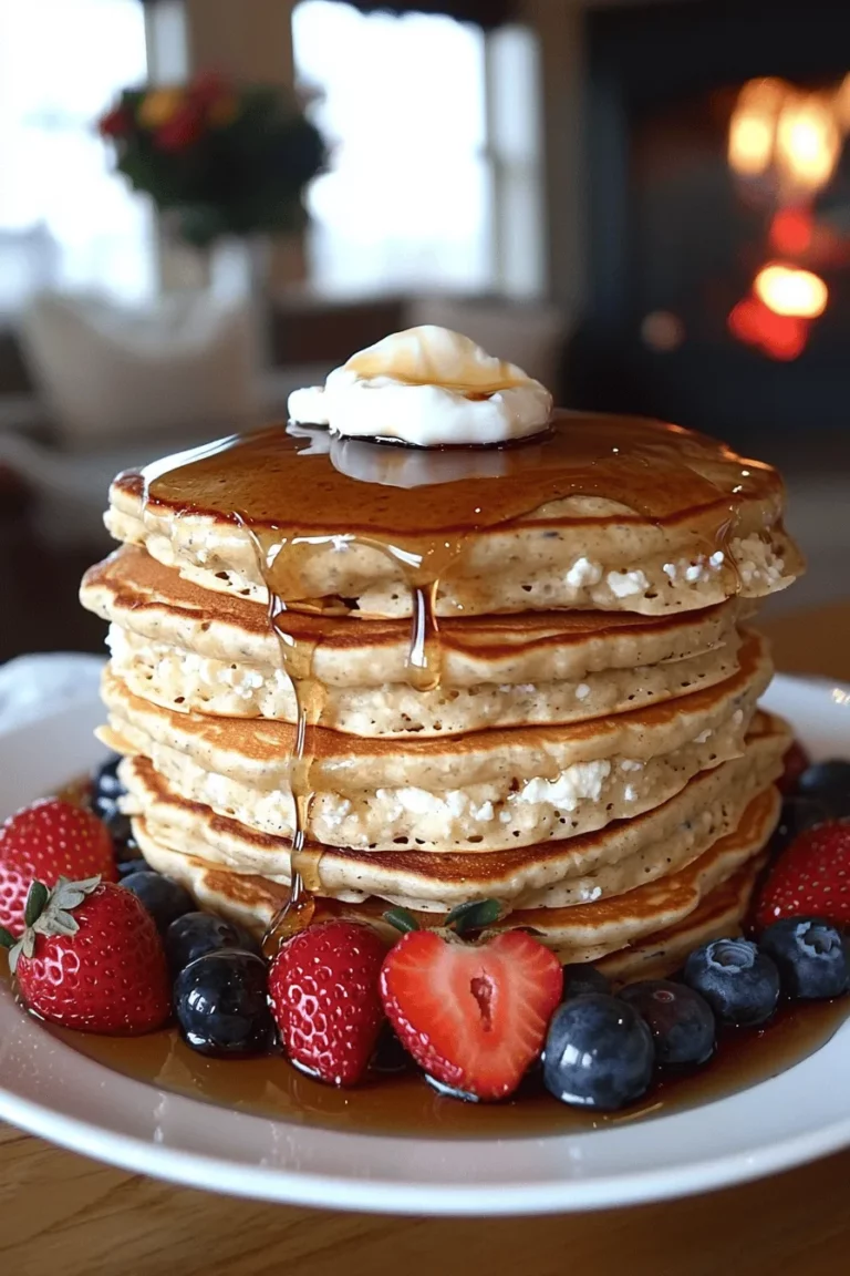 Cottage cheese pancakes are simple to make with a few key ingredients. Here’s what you need: