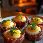 Bacon egg cups are a fun and tasty breakfast. They use bacon as a cup to hold eggs. This recipe is easy and quick. Many love it for breakfast or brunch.
