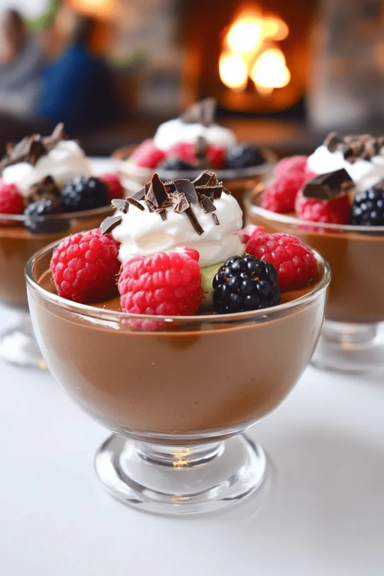 Vegan chocolate mousse is simple and tasty. It uses a few key ingredients. The main base is ripe avocado. This fruit gives the mousse its creamy texture. The next important ingredient is unsweetened cocoa powder. This adds rich chocolate flavor without any dairy. Maple syrup acts as a sweetener. It gives the mousse a lovely sweetness while keeping it plant-based. You can also use almond milk or any plant-based milk for smoothness. A pinch of sea salt enhances the flavor.
