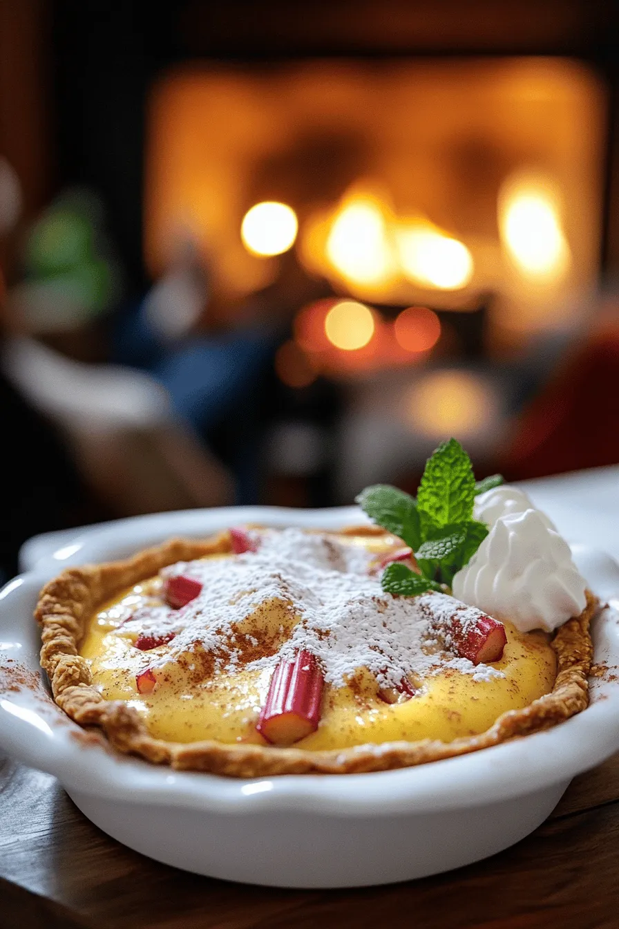 The key to a great crustless rhubarb custard pie lies in its simple yet tasty ingredients. You will need: