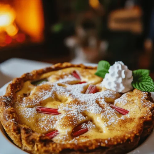 The key to a great crustless rhubarb custard pie lies in its simple yet tasty ingredients. You will need: