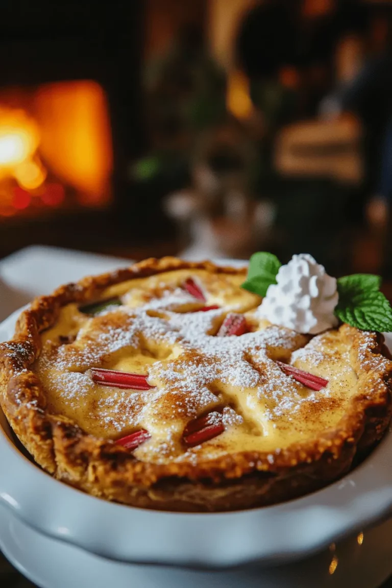 The key to a great crustless rhubarb custard pie lies in its simple yet tasty ingredients. You will need: