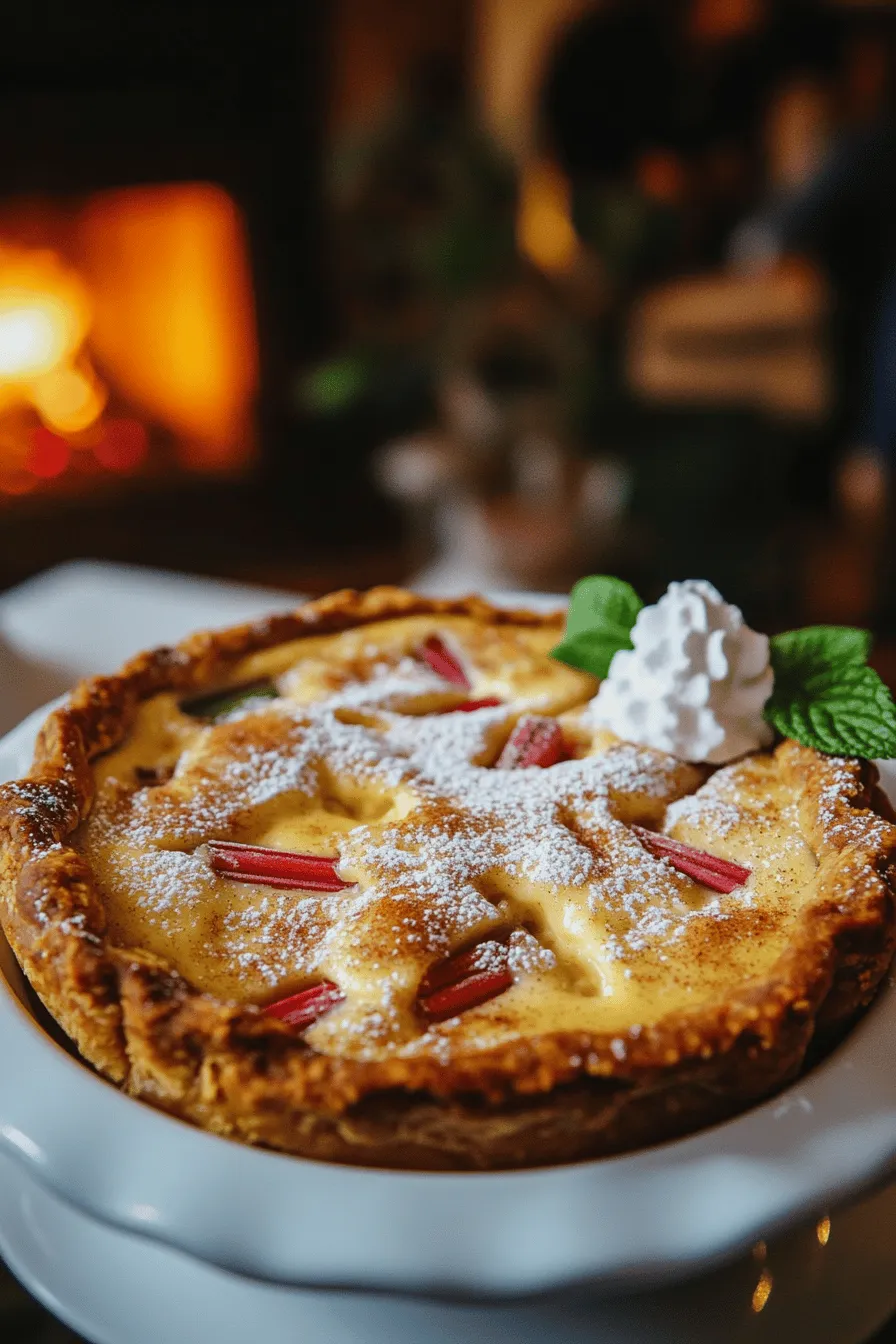 The key to a great crustless rhubarb custard pie lies in its simple yet tasty ingredients. You will need:
