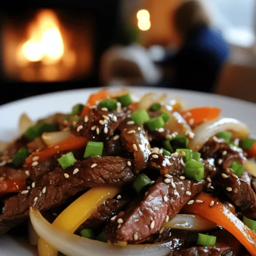 To make a great Chinese beef and onion stir-fry, you need key ingredients. First, choose the right beef. Flank steak works best. It is tender and slices well. You want it thinly sliced against the grain.