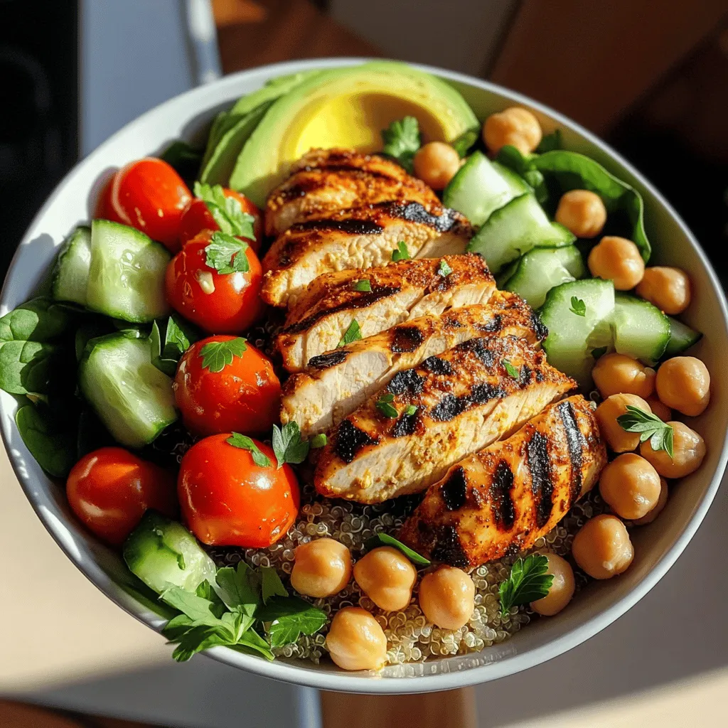 To make the Defined Dish Grilled Chicken Power Bowl, you need fresh and healthy ingredients. Here are the key ingredients for the dish: