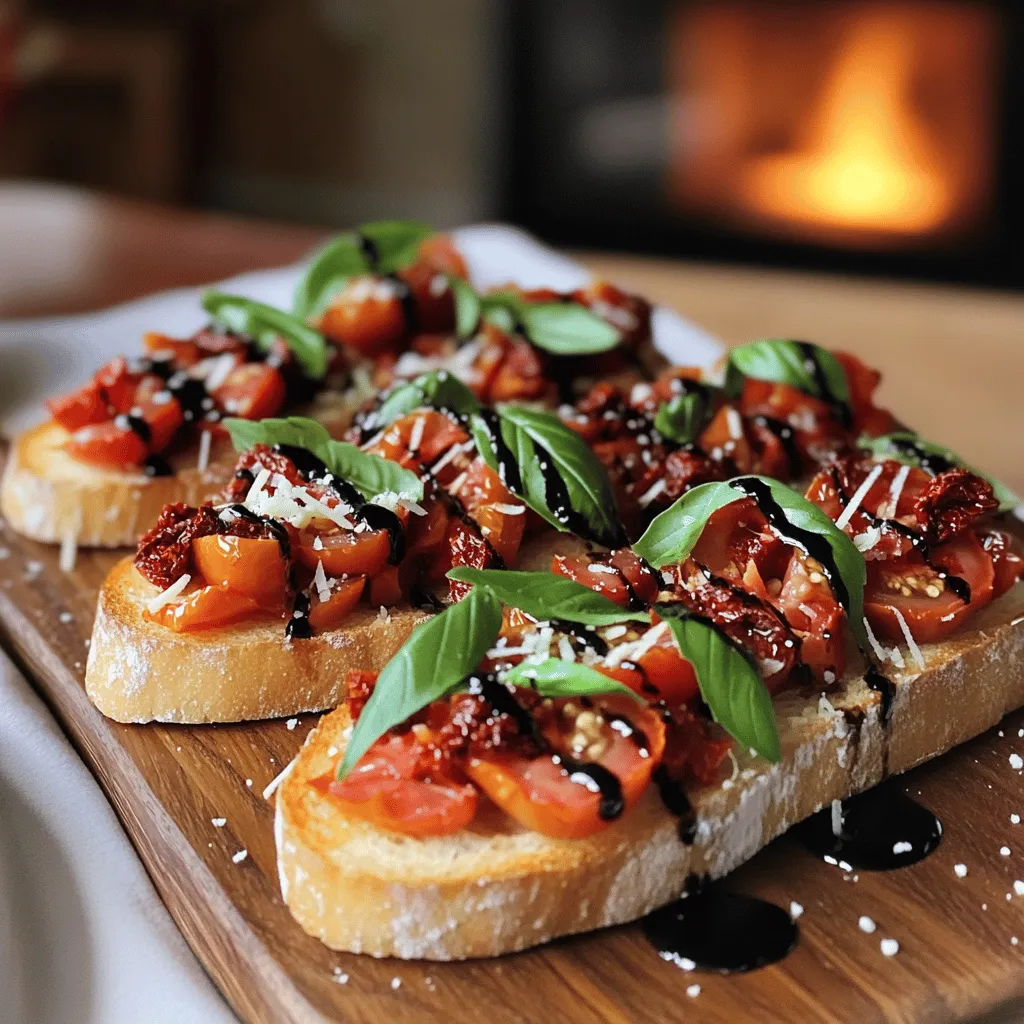 To make authentic Italian bruschetta, you need a few simple ingredients. The heart of bruschetta is fresh tomatoes. I prefer sweet, ripe tomatoes. Roma tomatoes work great, but any fresh tomatoes for bruschetta will do. You want them juicy and full of flavor.