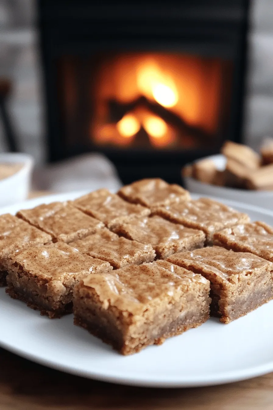 The snickerdoodle blondies recipe is simple and fun. You need just a few key ingredients to make these chewy blondies. First, you need unsalted butter. It adds richness and flavor. Brown sugar is next. It gives the blondies a nice, sweet taste. You also need eggs, which help bind the mix together.