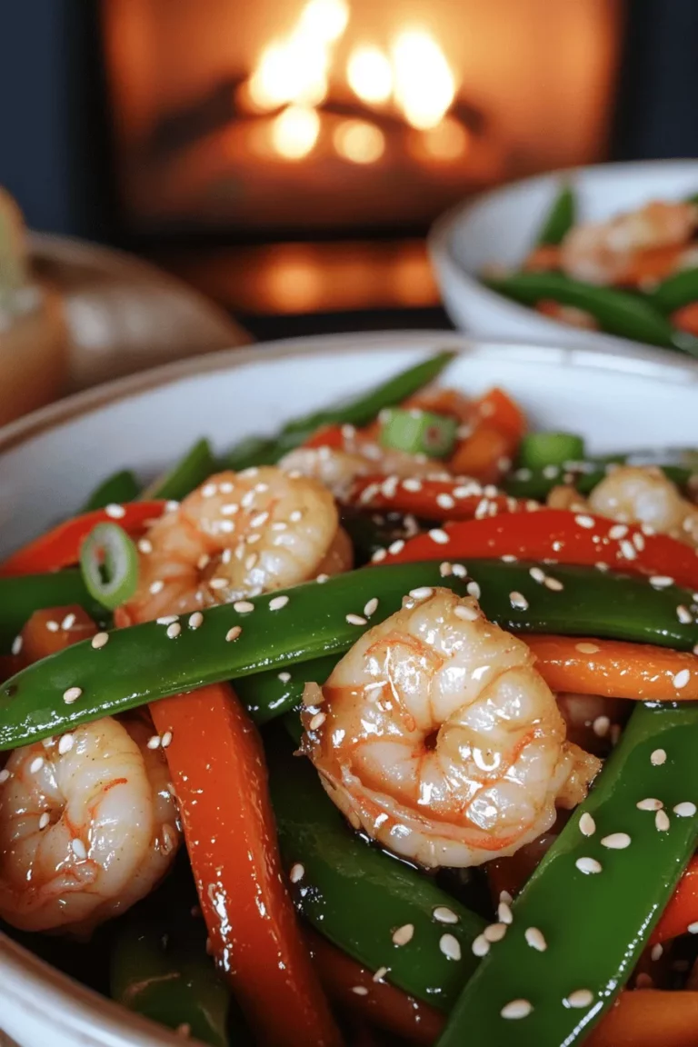 For shrimp and snow peas stir-fry, you need fresh ingredients. The main star is shrimp. Use one pound of peeled and deveined shrimp. They cook fast and taste great.