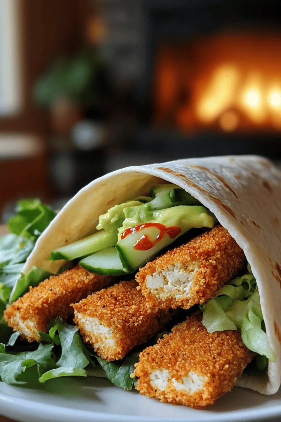 To create the best crispy tofu wrap, you need simple yet flavorful ingredients. The star of the dish is firm tofu. It holds its shape well and gives a great texture. Always press your tofu to remove excess water. This step is key for crispiness.